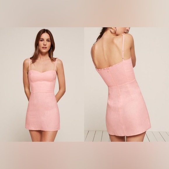 Reformation | Audrey Linen Mini Dress - Picture 9 of 9